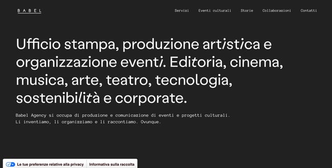 black websites babel agency 